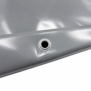PVC-afdekzeil, grijs, 670 g/m²