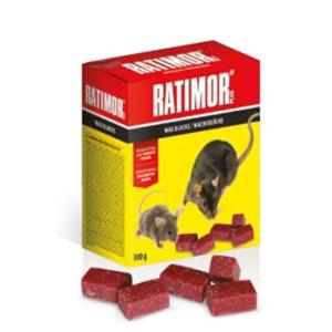 Ratimor bromadiolon paraffineblokken