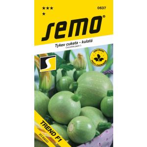 Semo Pompoen courgette Trend F1 rond crèmekleurig 1,5 g