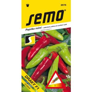 Semo Groene hete paprika F1 Dráčiky F1 snelveld 15s SHU 1 000